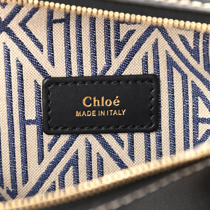 Chloe Calfskin Small Daria Full Blue 9 of 10