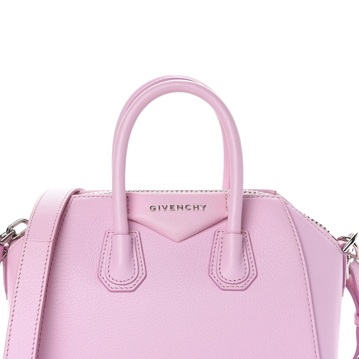 Givenchy Sugar Goatskin Mini Antigona Bright Pink 10 of 11