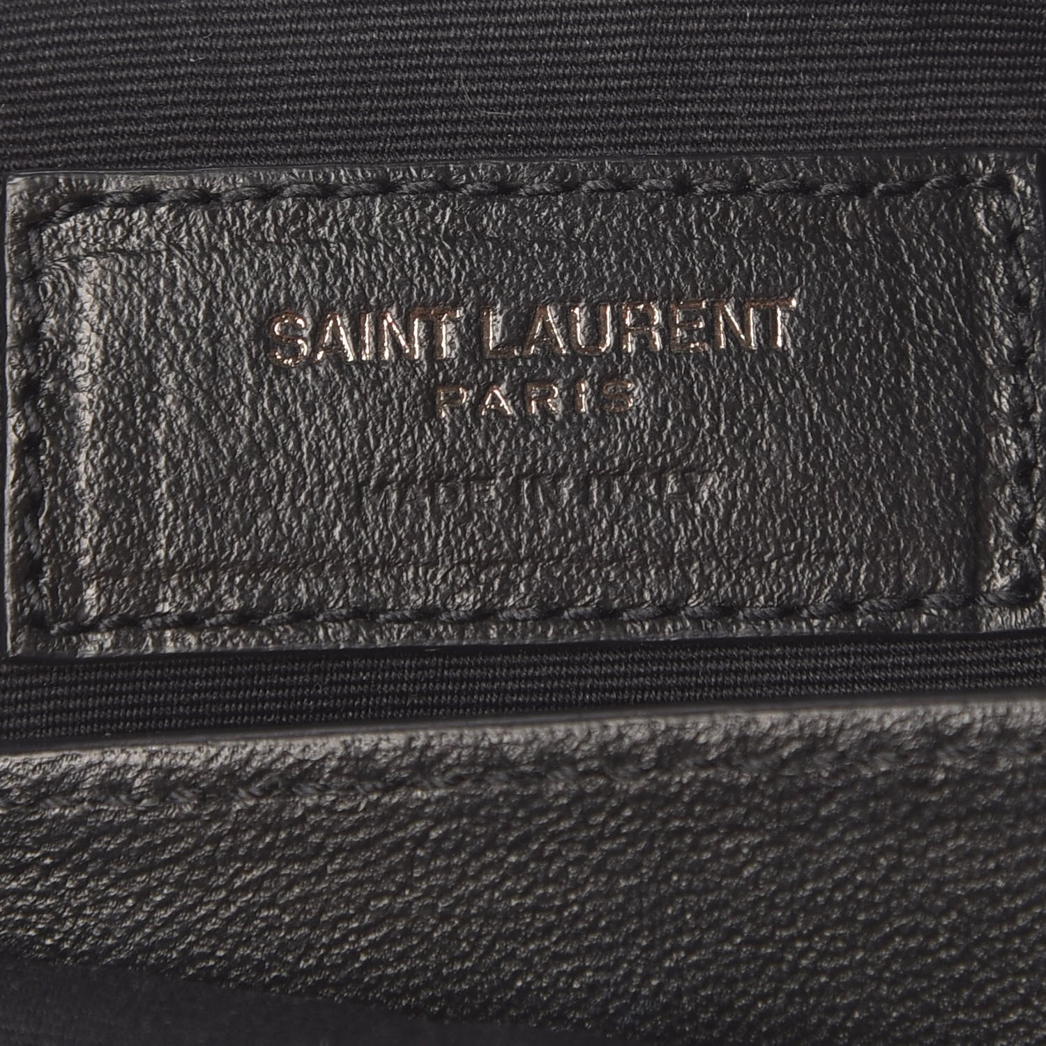 Saint Laurent Crinkled Calfskin Matelasse Monogram Medium Niki Chain Satchel Black 8 of 9