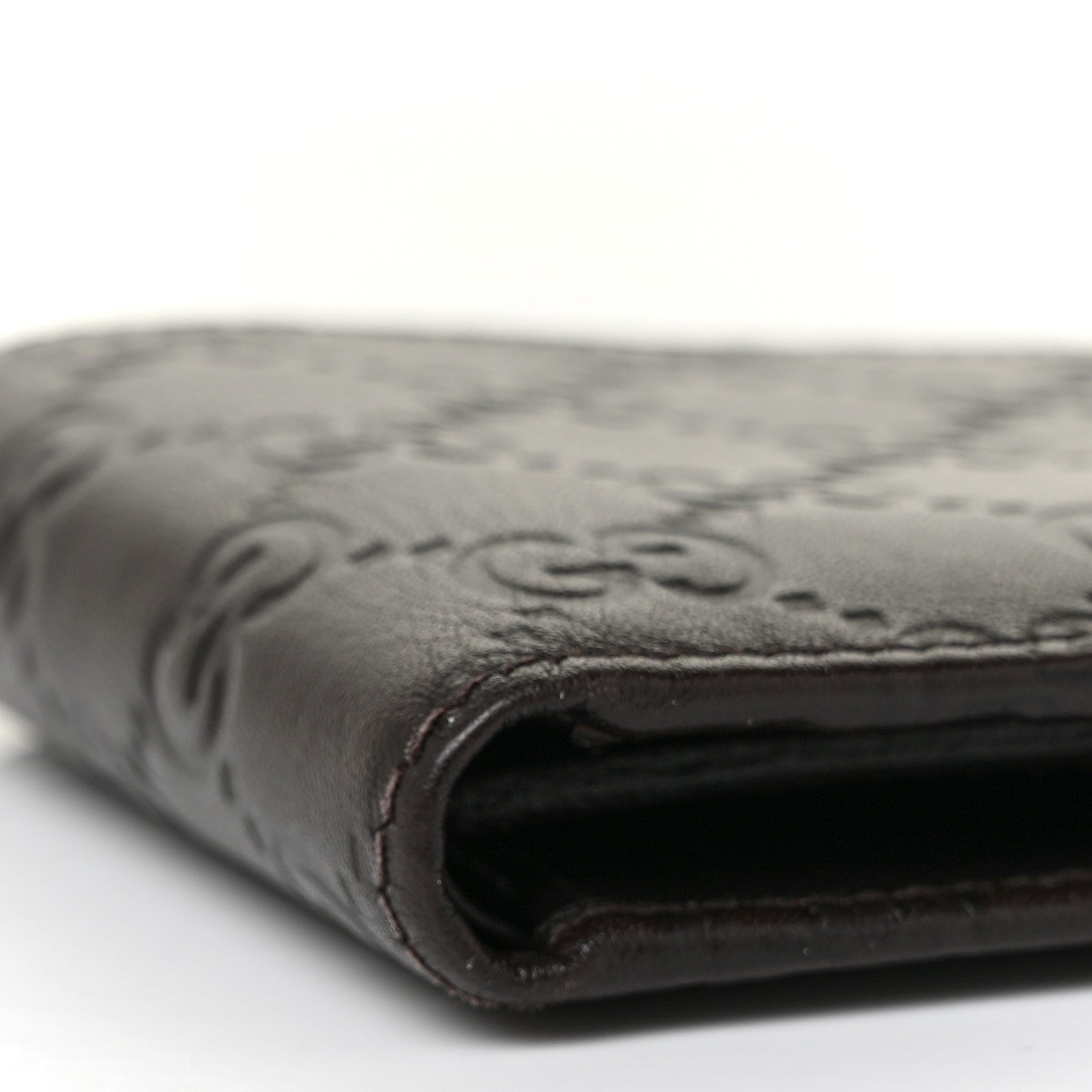 Gucci Guccissima Bi-Fold ID Wallet Black 8 of 10