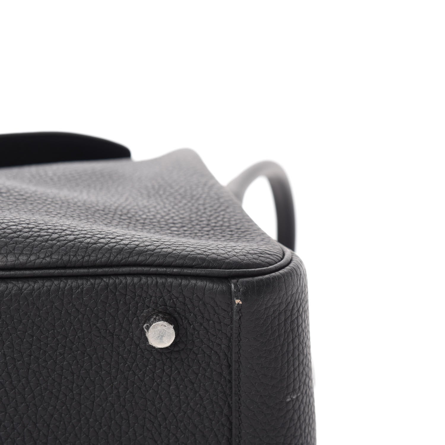 Hermes Taurillon Clemence Lindy 30 Black 9 of 13