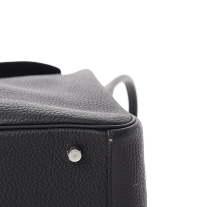 Hermes Taurillon Clemence Lindy 30 Black 9 of 13