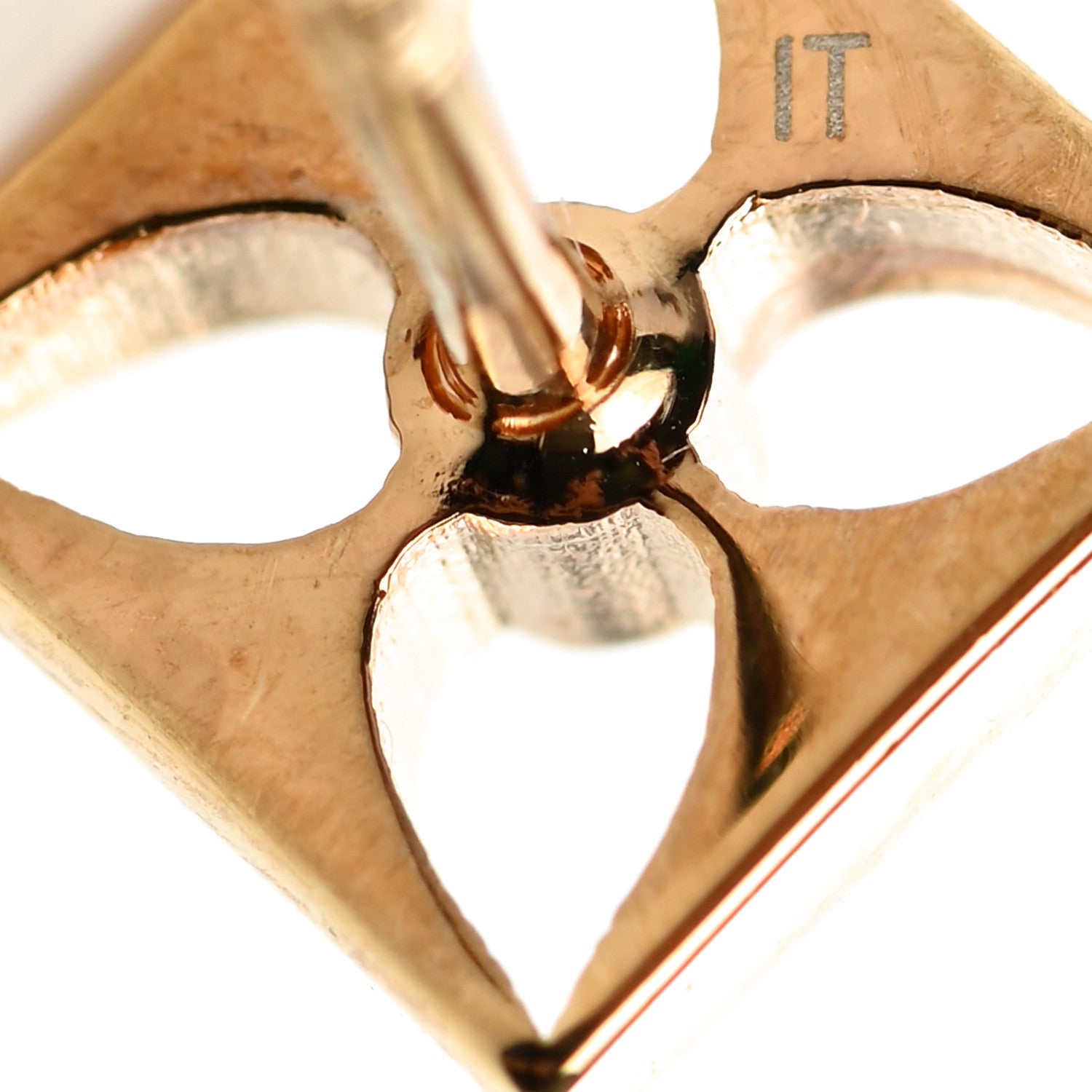 Louis Vuitton Metal Crazy In Lock Earrings Set Gold 4 of 4