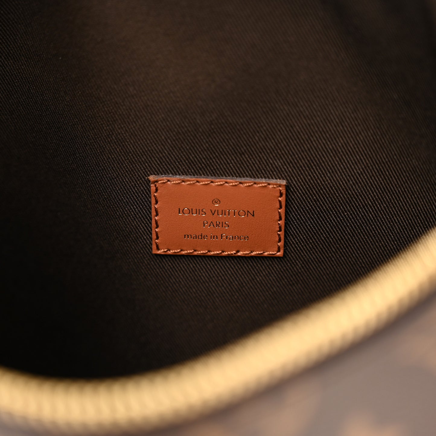 Reverse Monogram Loop Hobo