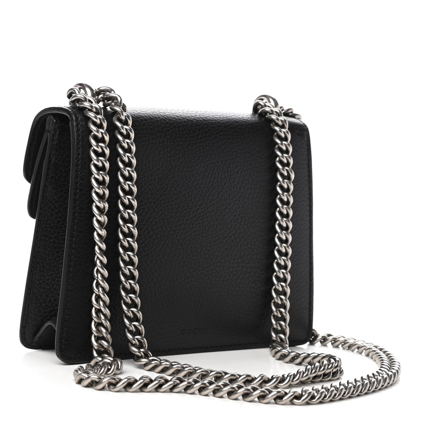 Gucci Calfskin Mini Dionysus Shoulder Bag Black 2 of 8