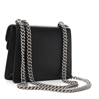 Gucci Calfskin Mini Dionysus Shoulder Bag Black 2 of 8
