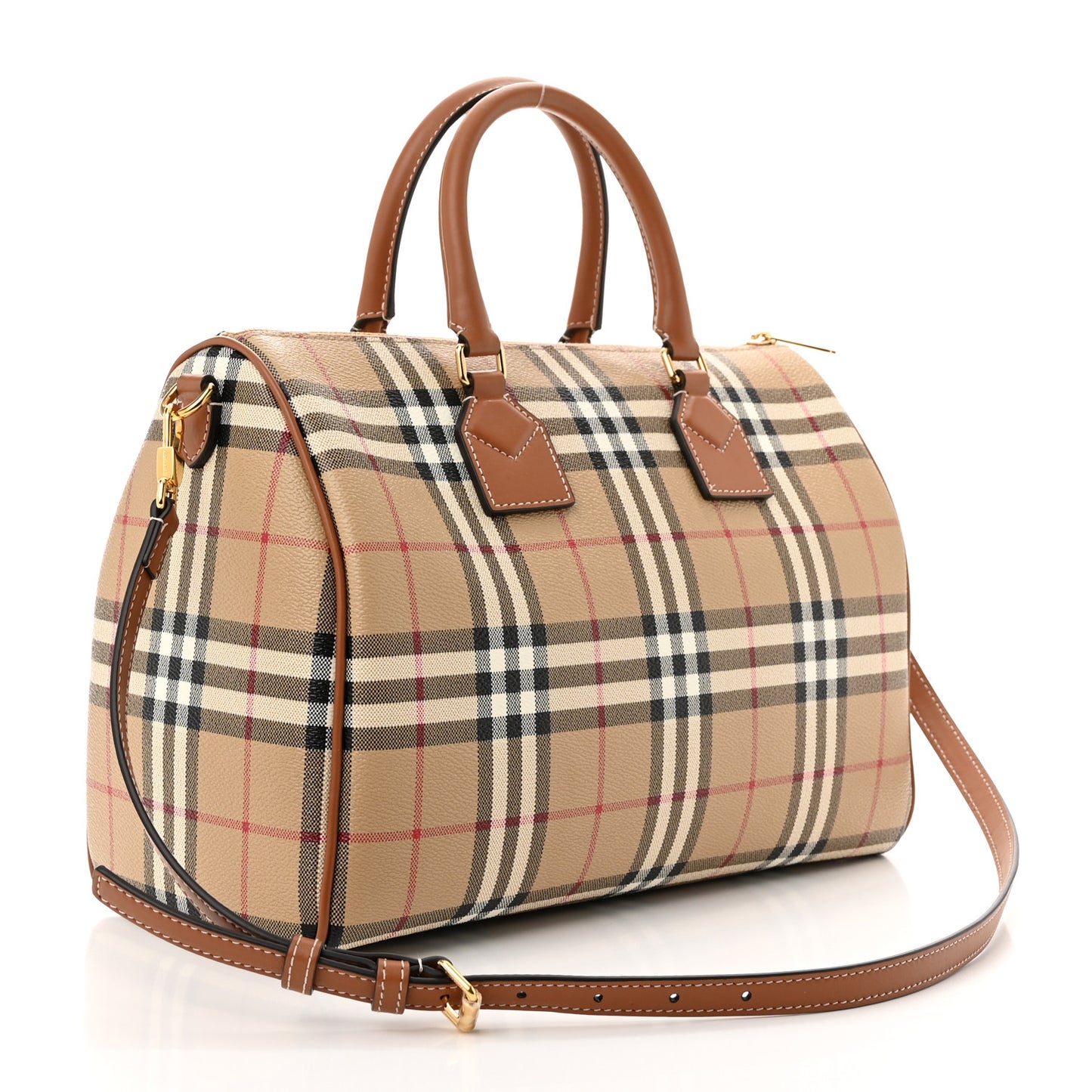 Horseferry Check Medium Bowling Bag Tan