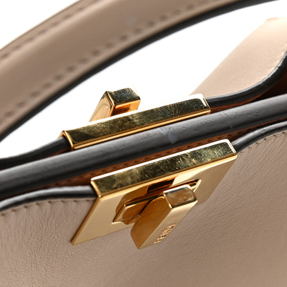 Fendi Vitello Tahiti Burro Medium Peekaboo Iconic Essentially Satchel Nuvola Rosa Bourbon 13 of 13
