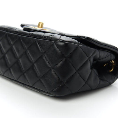 Chanel Lambskin Quilted Mini Pearl Crush Flap Black 7 of 10