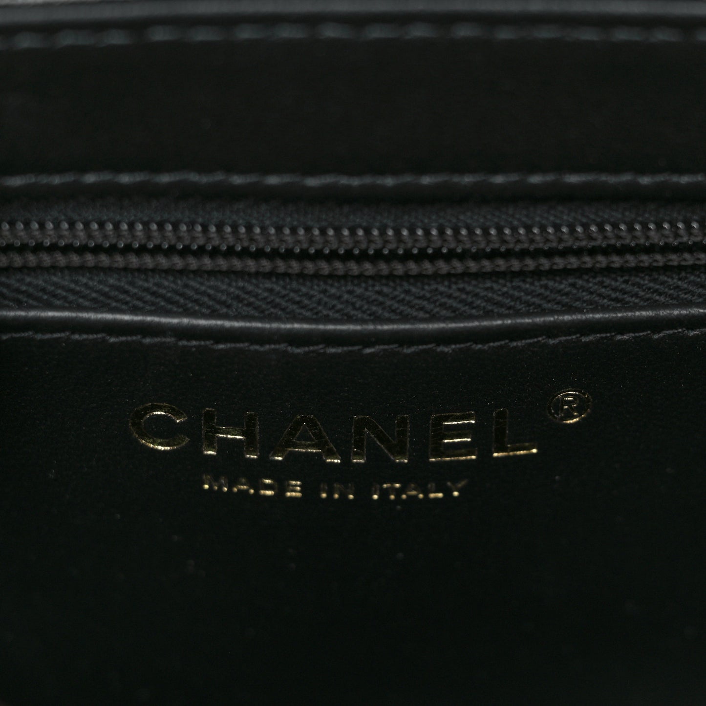 Shiny Aged Calfskin Quilted Nano Kelly Shopper Black