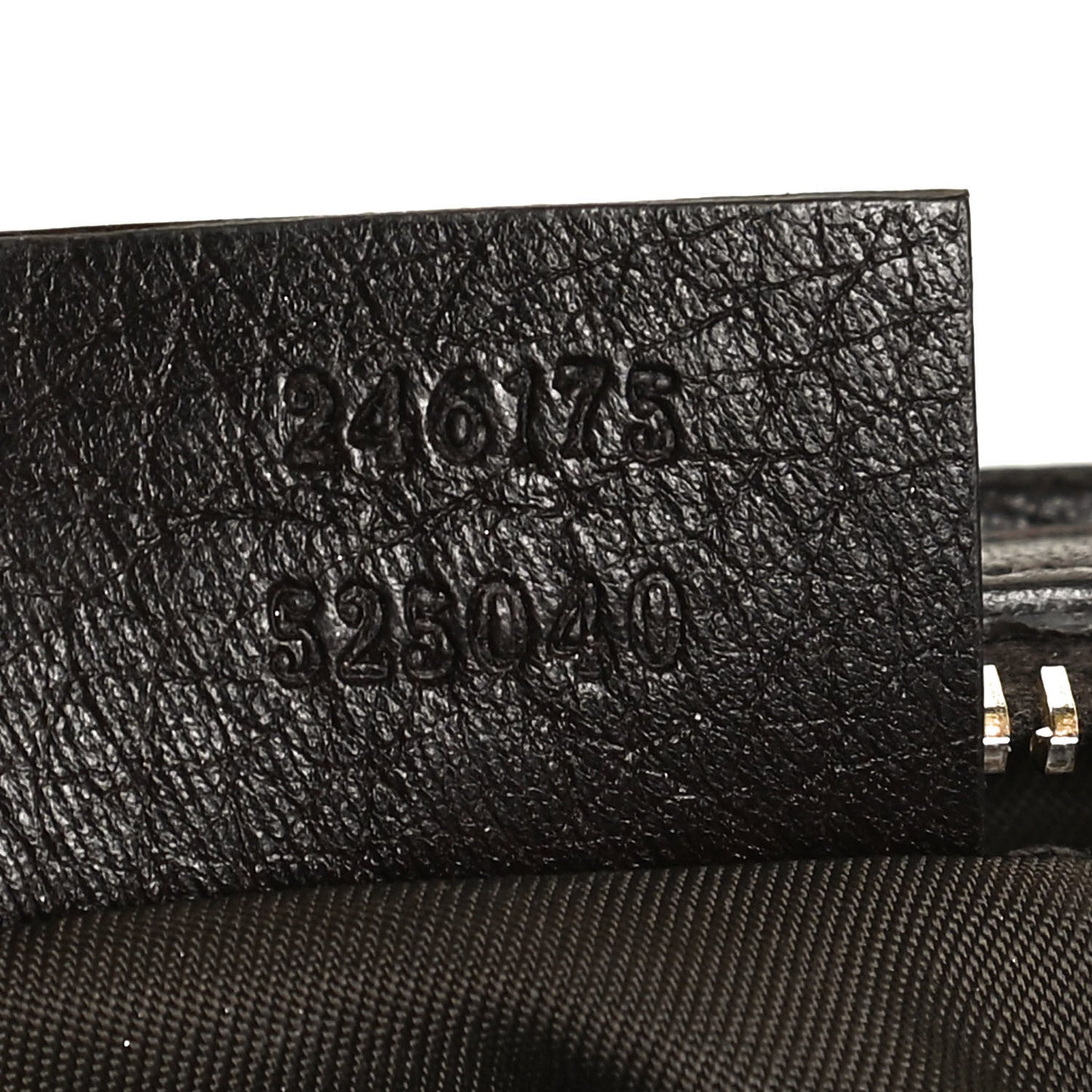 Deerskin Medium Bamboo Cosmetic Case Dark Brown