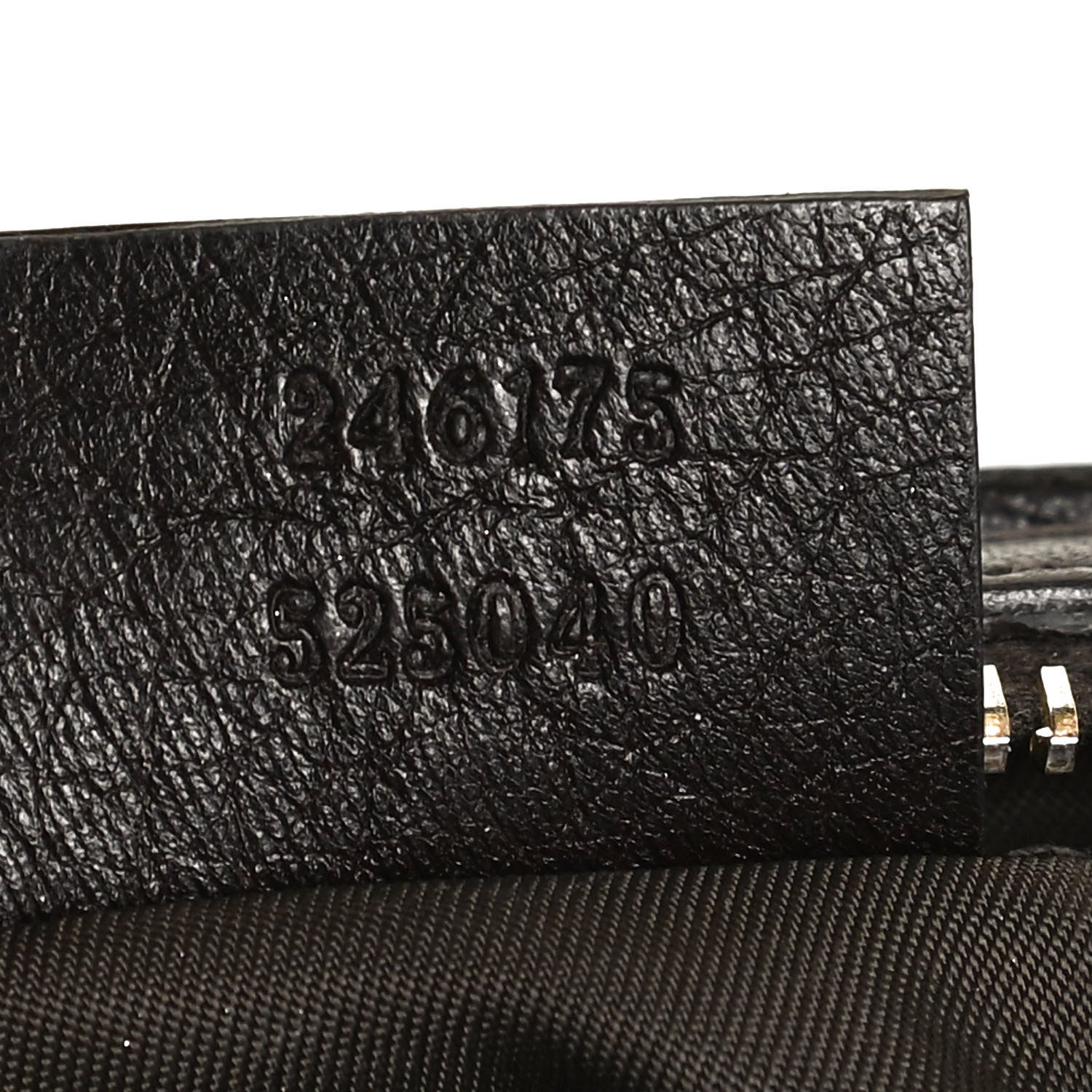 Gucci Deerskin Medium Bamboo Cosmetic Case Dark Brown 7 of 11