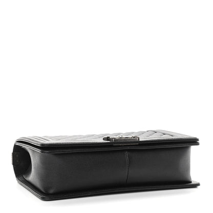Chanel Caviar Quilted New Medium Boy Flap Black 4 of 10