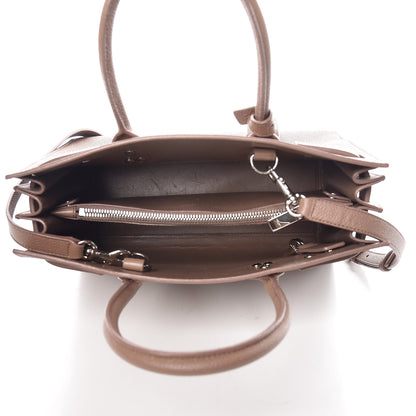 Saint Laurent Grained Calfskin Baby Sac De Jour Taupe 6 of 15