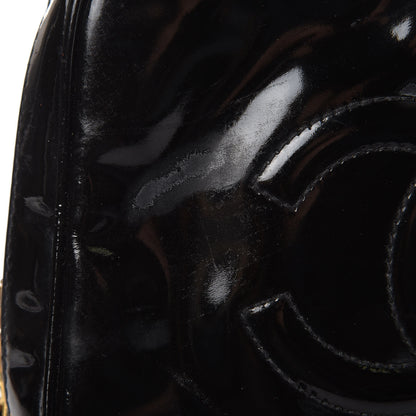 Chanel Patent CC Vanity Cosmetic Case Black 15 of 15