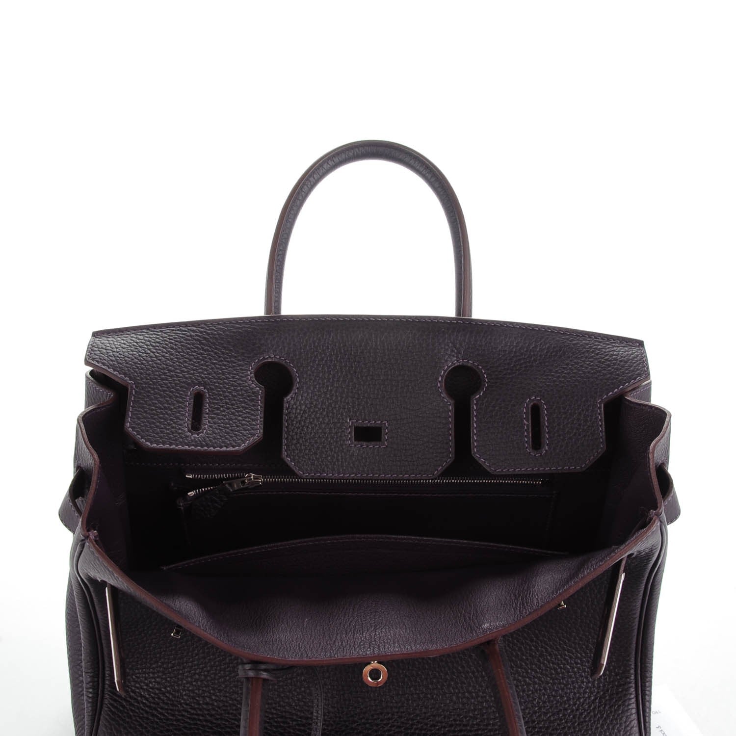 Hermes Taurillon Clemence Birkin 30 Raisin 18 of 25