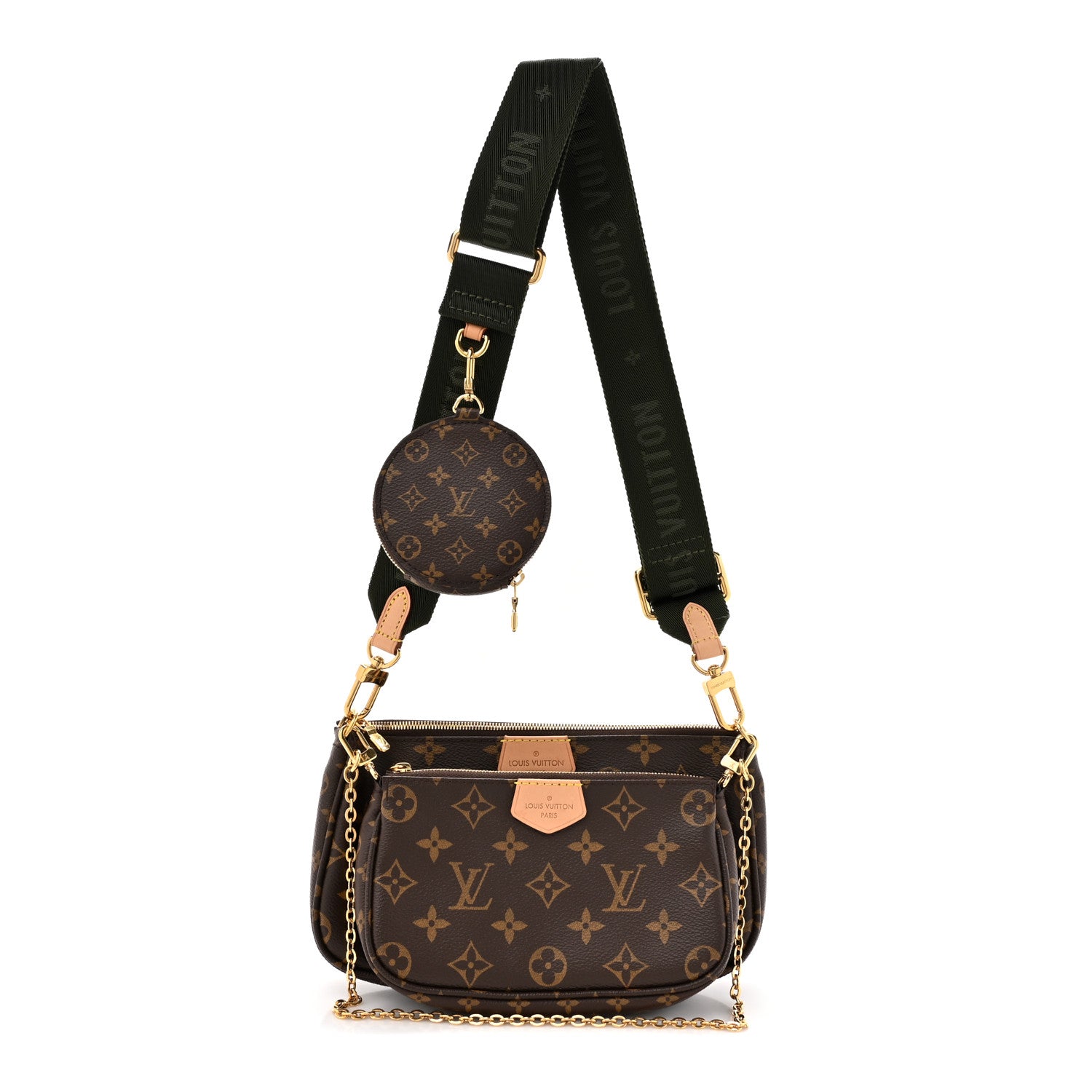 Louis Vuitton Monogram Multi Pochette Accessories Kaki 1 of 13