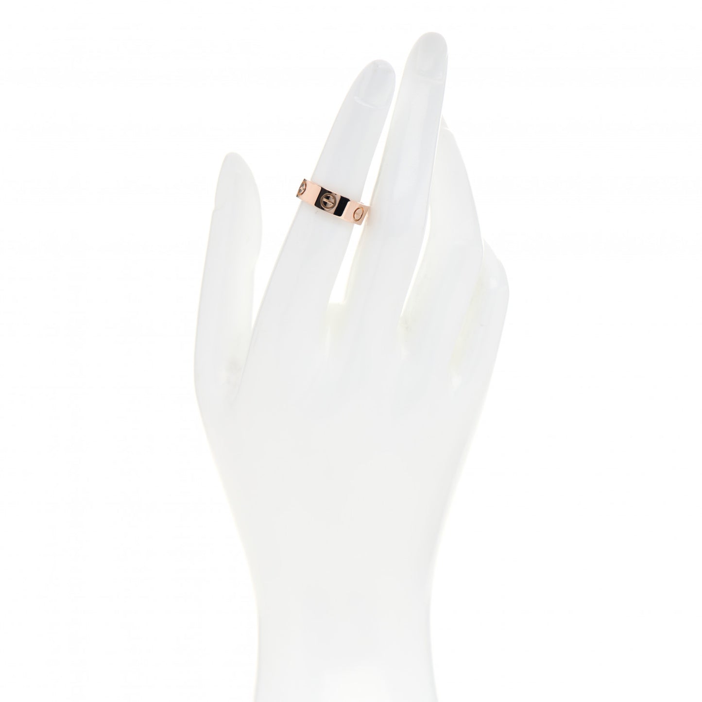 18K Pink Gold 5.5mm LOVE Ring 50 5.25
