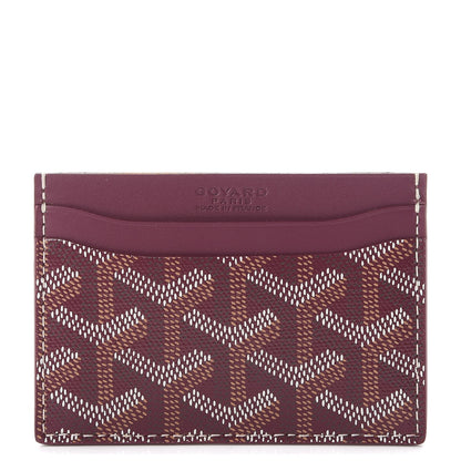 Goyard Goyardine Saint Sulpice Card Holder Bordeaux 1 of 8