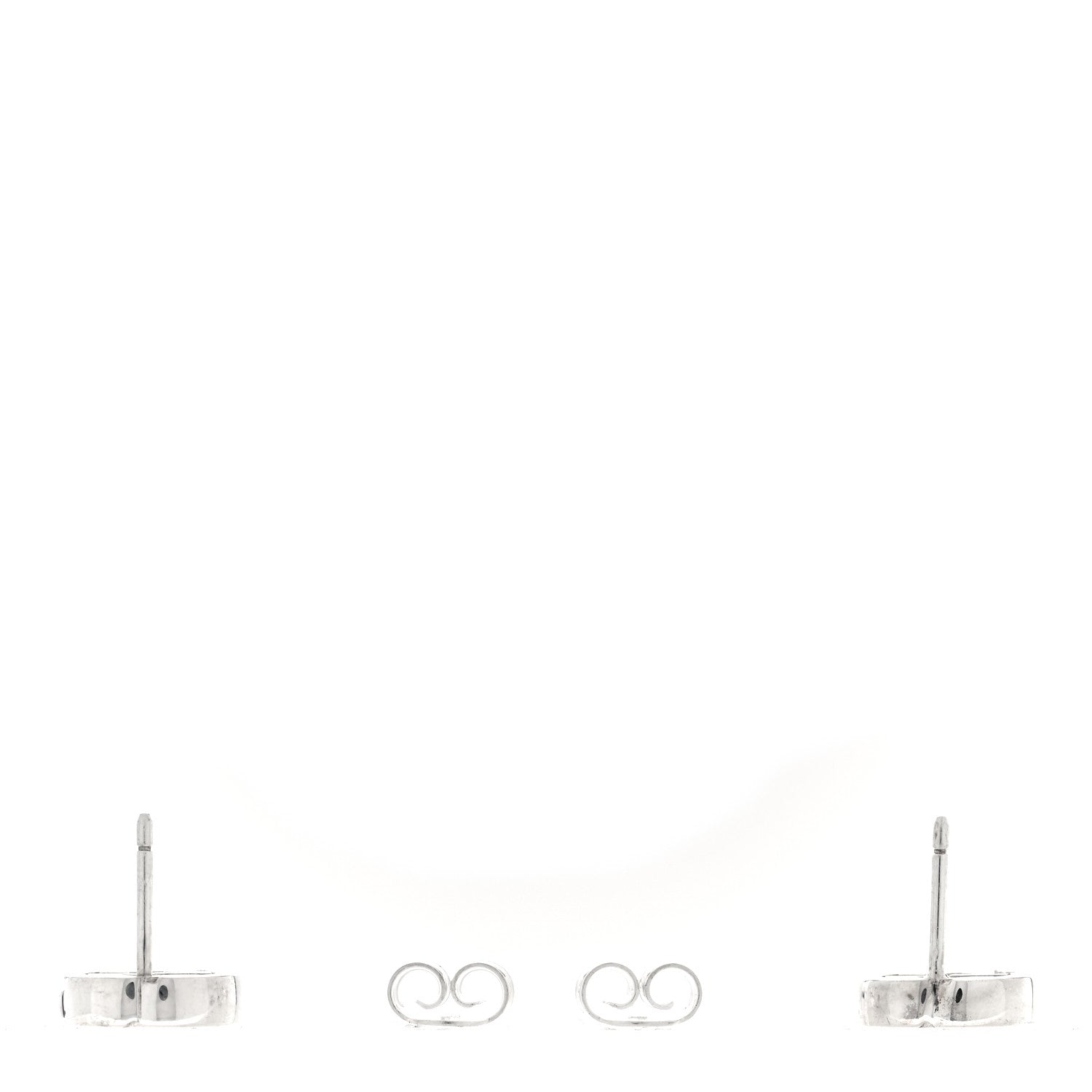 Gucci Sterling Silver Interlocking GG Stud Earrings 3 of 5