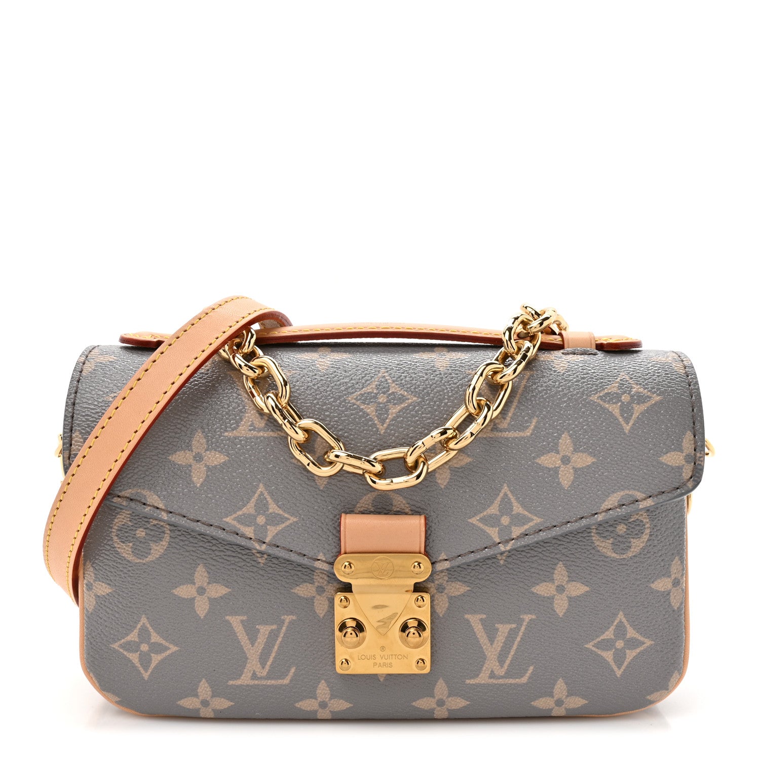 Louis Vuitton Monogram Pochette Metis East West Trianon Gray