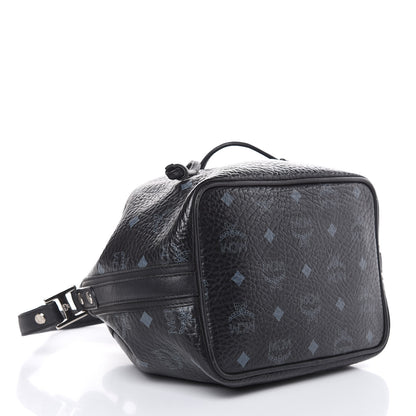 MCM Visetos Essential Drawstring Bucket Bag Black 4 of 12