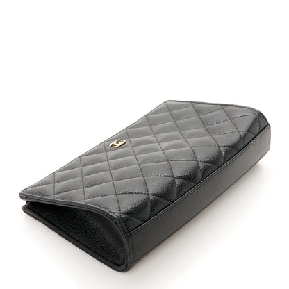 Chanel Caviar Quilted Classic Small Zipped Pouch Black 4 of 8