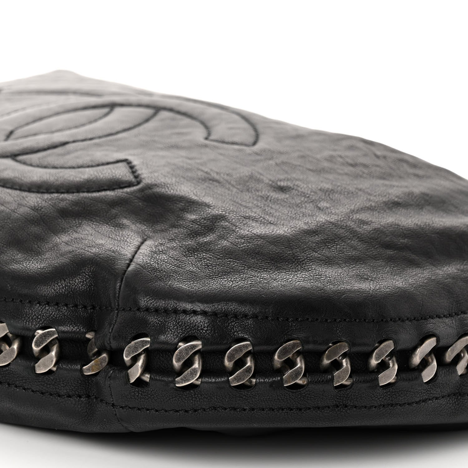 Chanel Calfskin Modern Chain Hobo Black 9 of 11