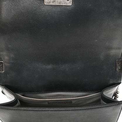 Chanel Lambskin Quilted Medium Boy Flap Black 13 of 13