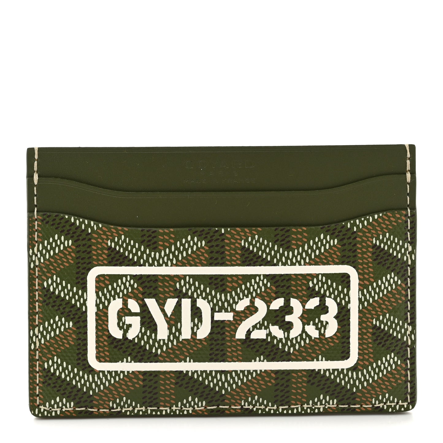 Goyardine Saint Sulpice Card Holder Khaki