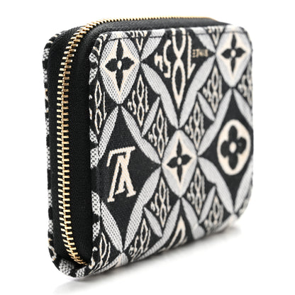 Louis Vuitton Jacquard Since 1854 Zippy Coin Purse Grey 3 of 7