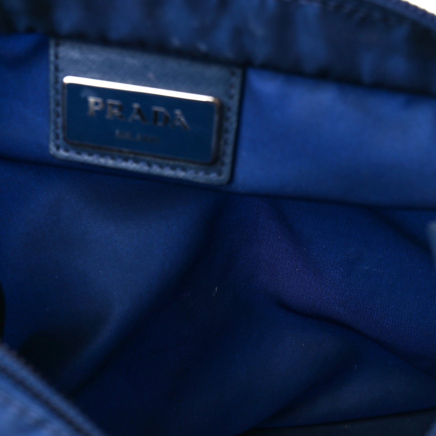Nylon Vela Flat Messenger Bag Royal