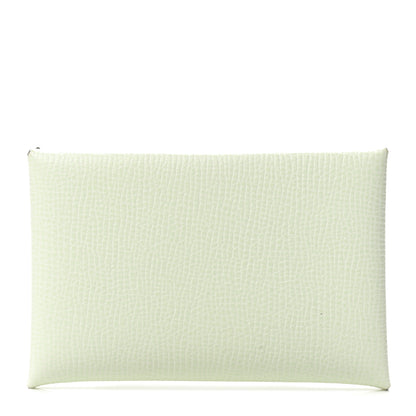 Hermes Epsom Calvi Card Case Vert Fizz 1 of 8