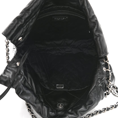 Chanel Shiny Calfskin Quilted Small Chanel 22 Black 6 of 12