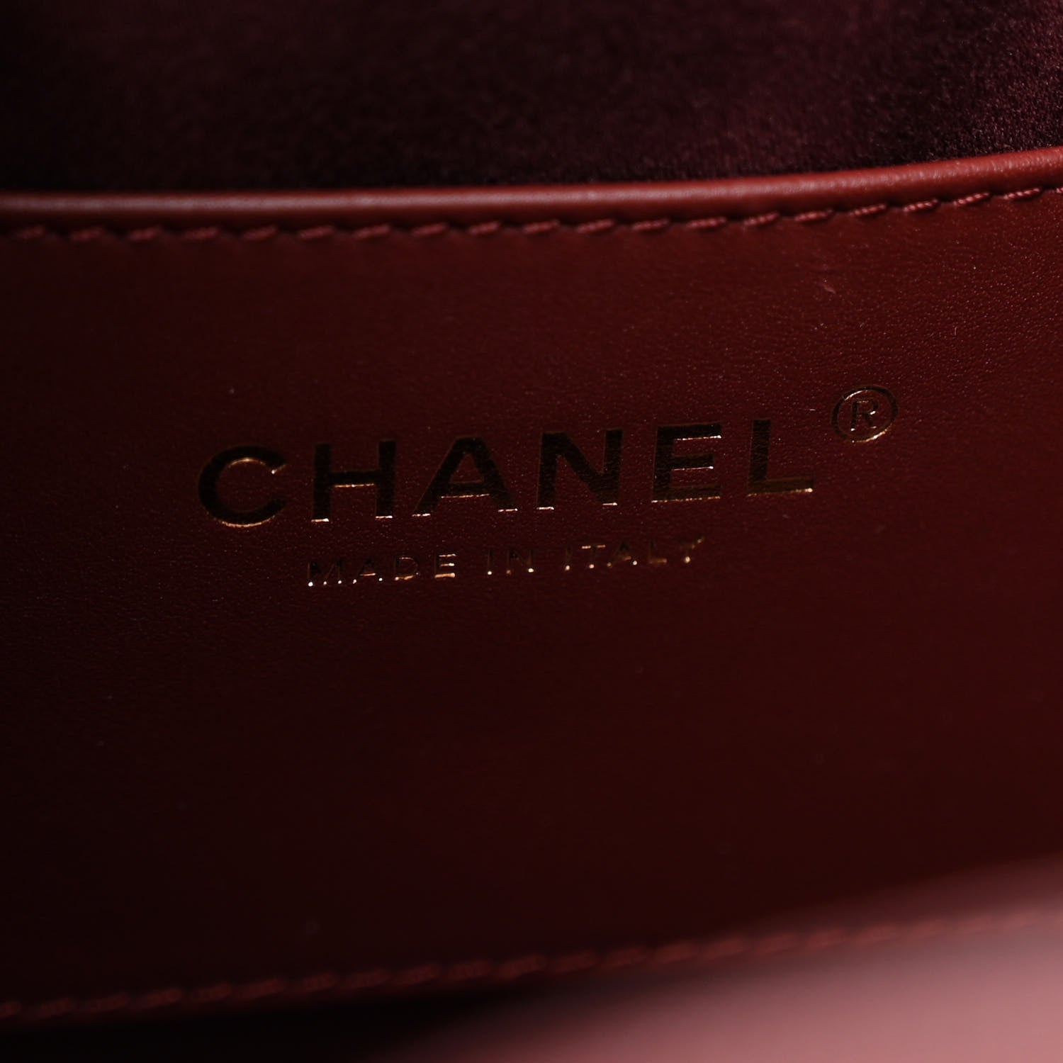 Chanel Caviar Quilted Small Chanel 25 Handbag Burgundy 6 of 11