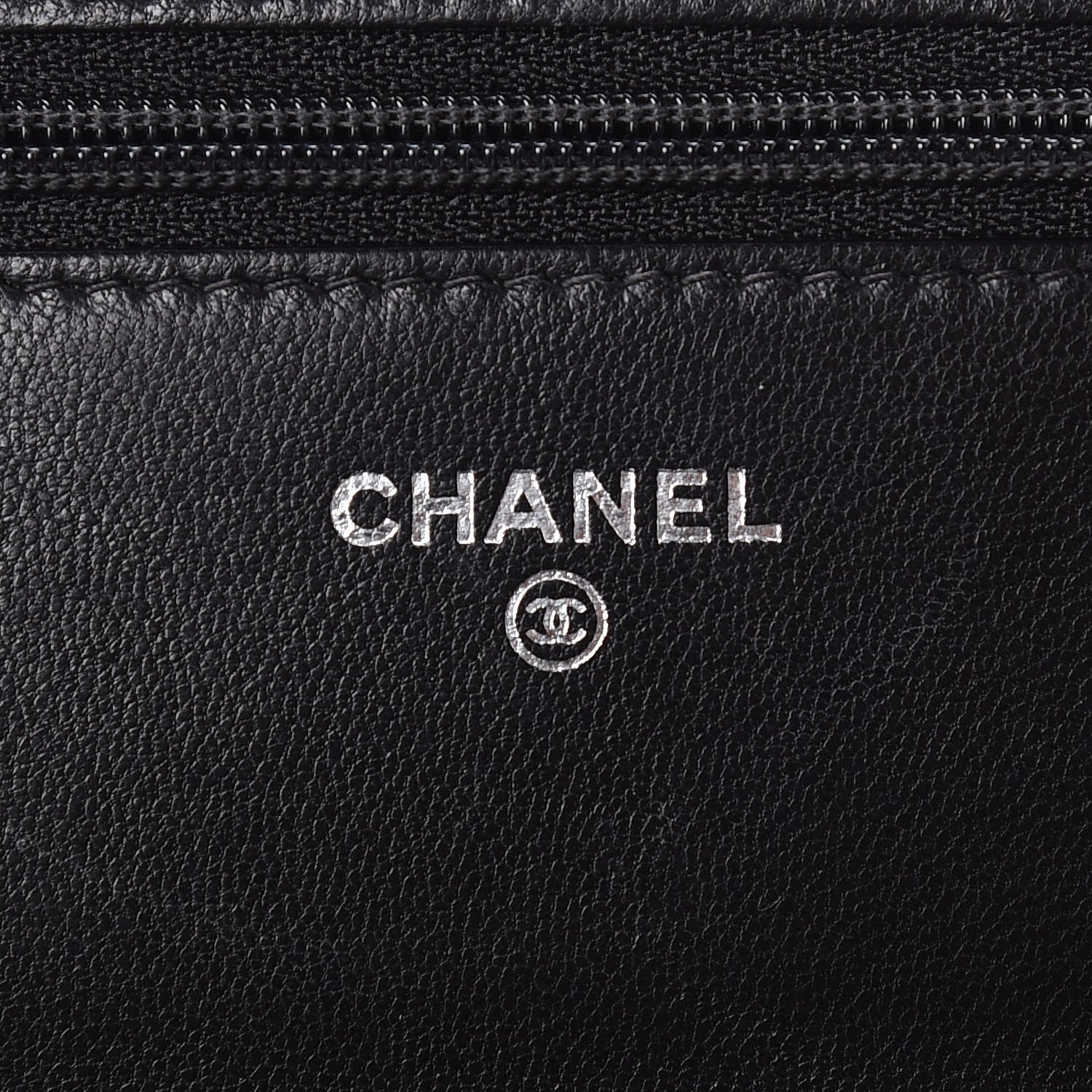 Chanel Lambskin Quilted Boy Wallet On Chain WOC Black 6 of 11