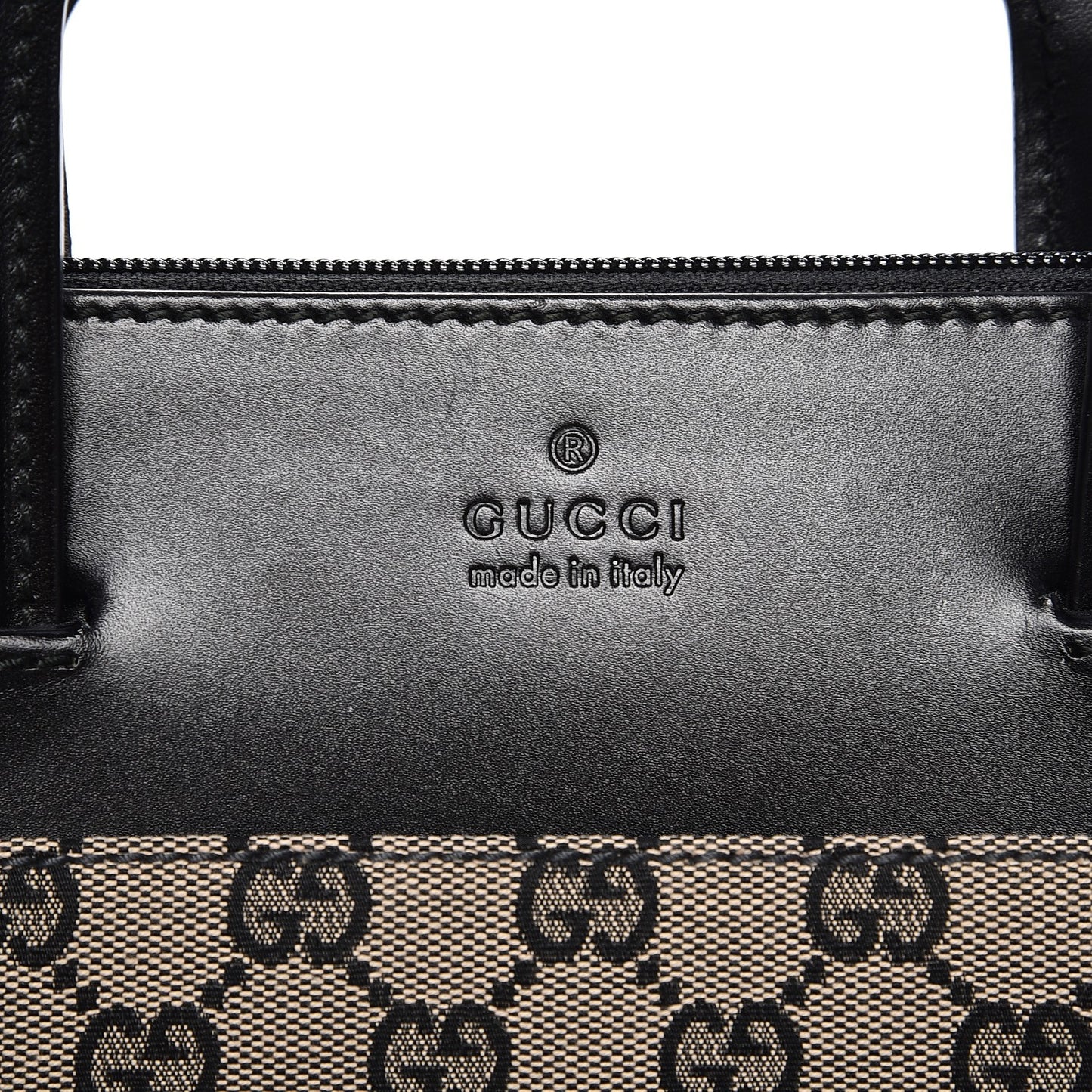 Monogram Briefcase Black