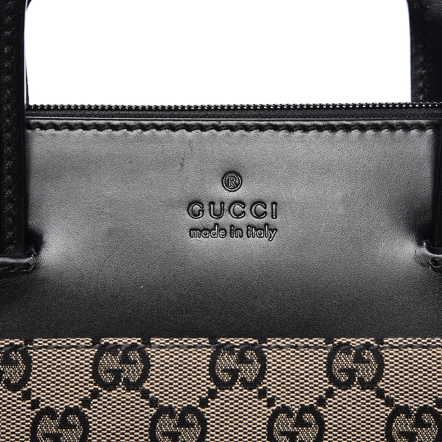 Gucci Monogram Briefcase Black 6 of 12