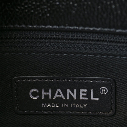 Chanel Caviar Quilted Medium Coco Handle Flap So Black 6 of 9