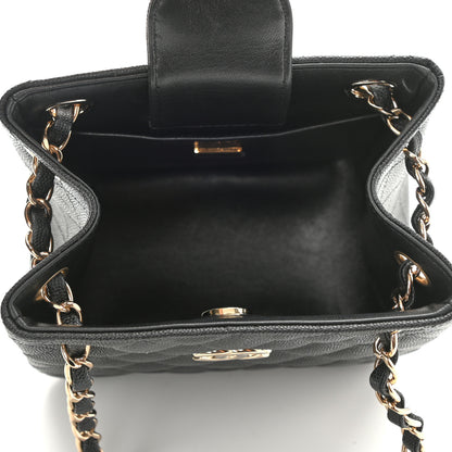 Chanel Caviar Quilted Mini Bucket Bag Black 5 of 11