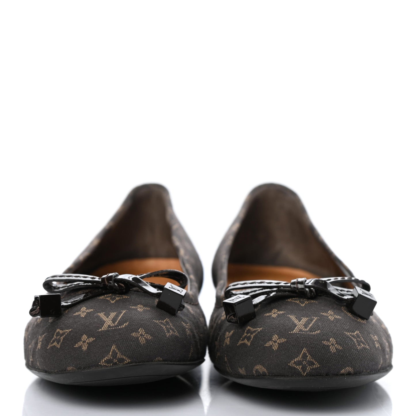 Mini Monogram Debbie Ballerina Flats 37.5 Fusain