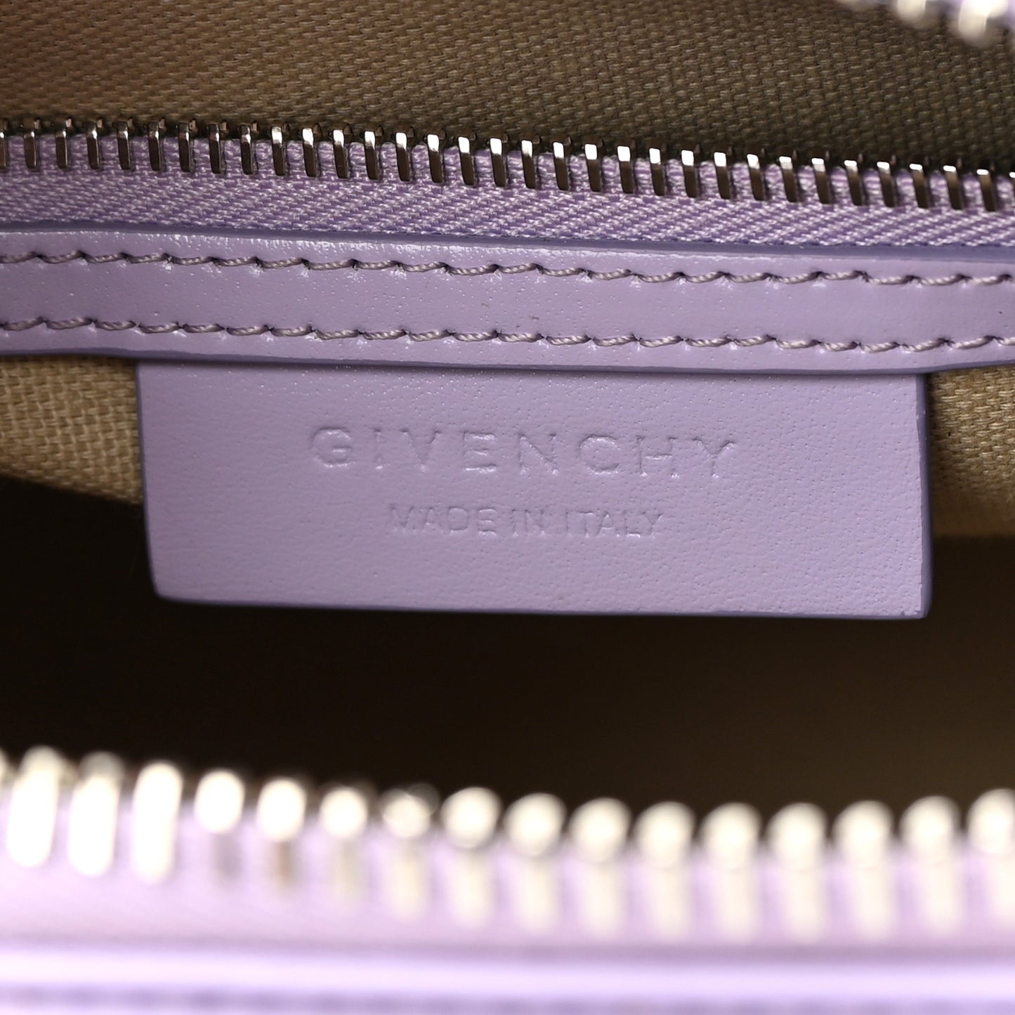 Shiny Lord Calfskin Mini Antigona Lilac