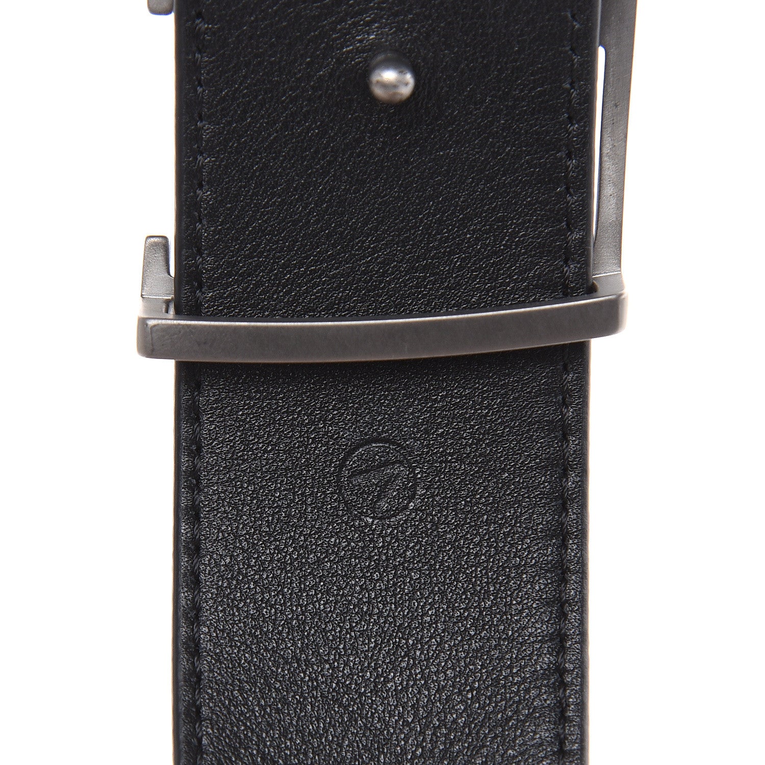 Louis Vuitton Calfskin Illusion Monogram 40mm LV Pyramide Belt 100 40 Burgundy 6 of 8