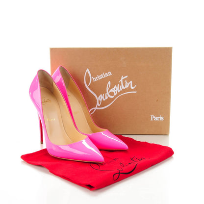 Christian Louboutin Patent So Kate 120 Pumps 38.5 Shocking Pink 7 of 7