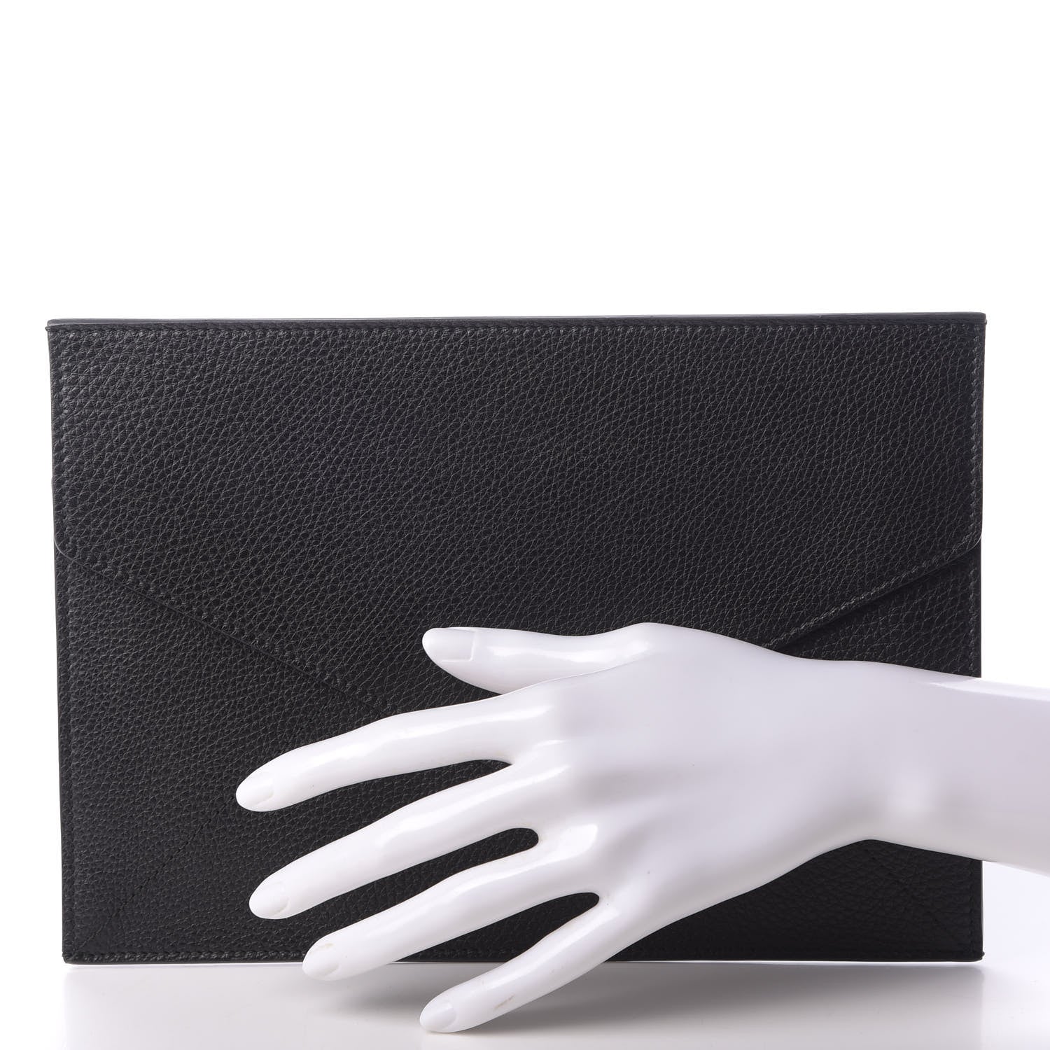 Gucci Pebbled Calfskin Soho Document Holder Black 2 of 6
