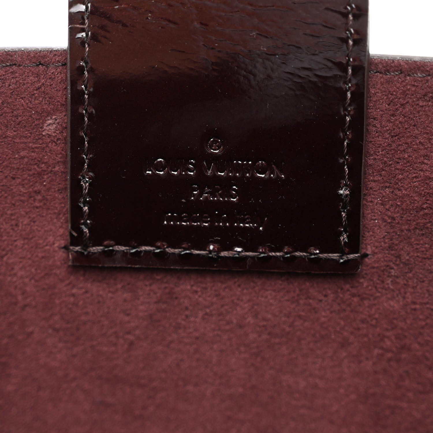 Louis Vuitton Vernis Long Beach MM Amarante 7 of 10