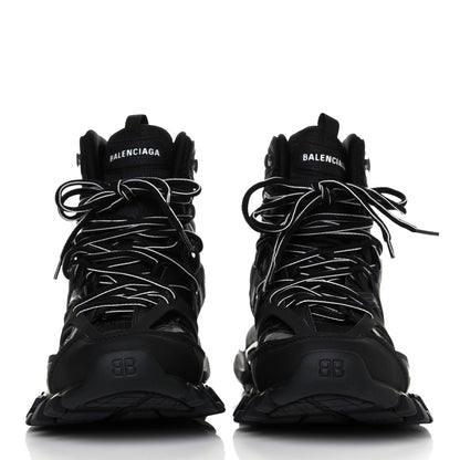 Balenciaga Mesh Nylon Womens Track Hike Sneakers 39 Black 2 of 8