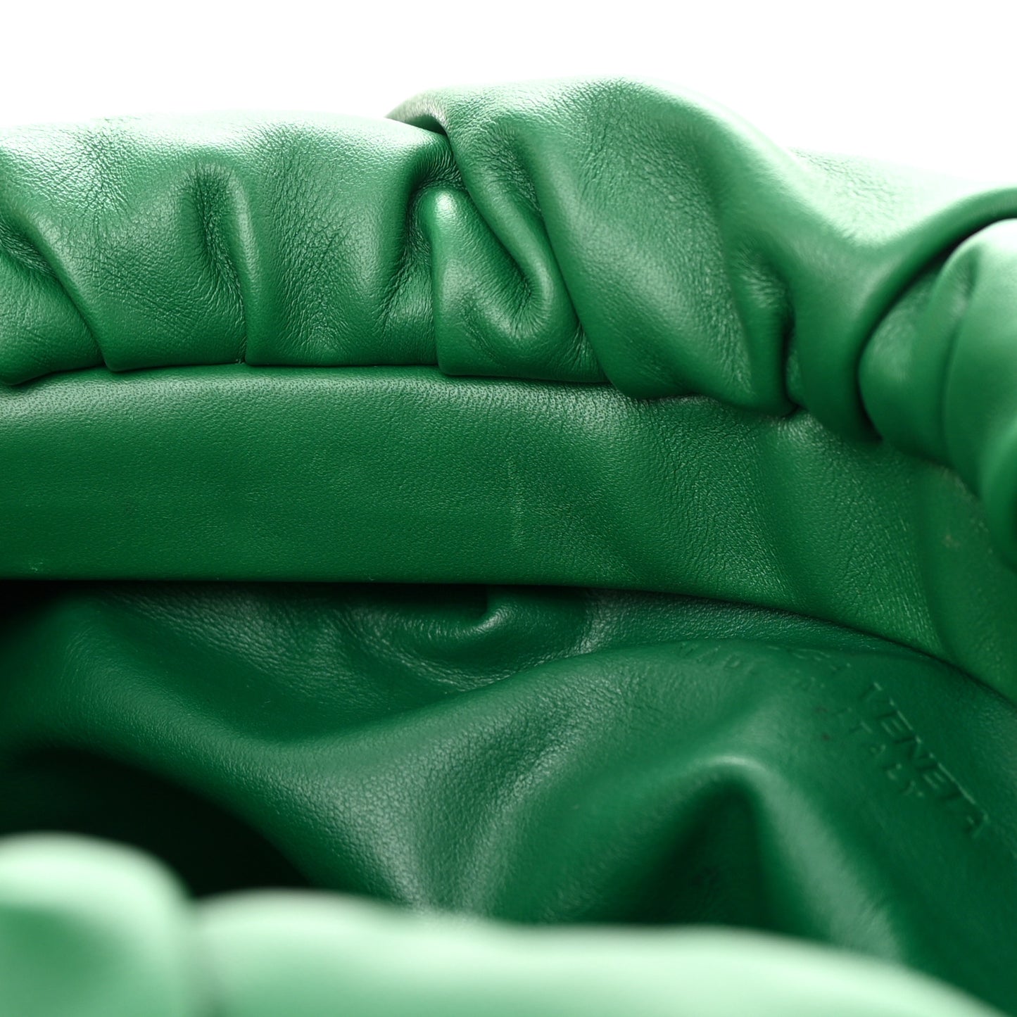 Calfskin The Pouch Chain Racing Green