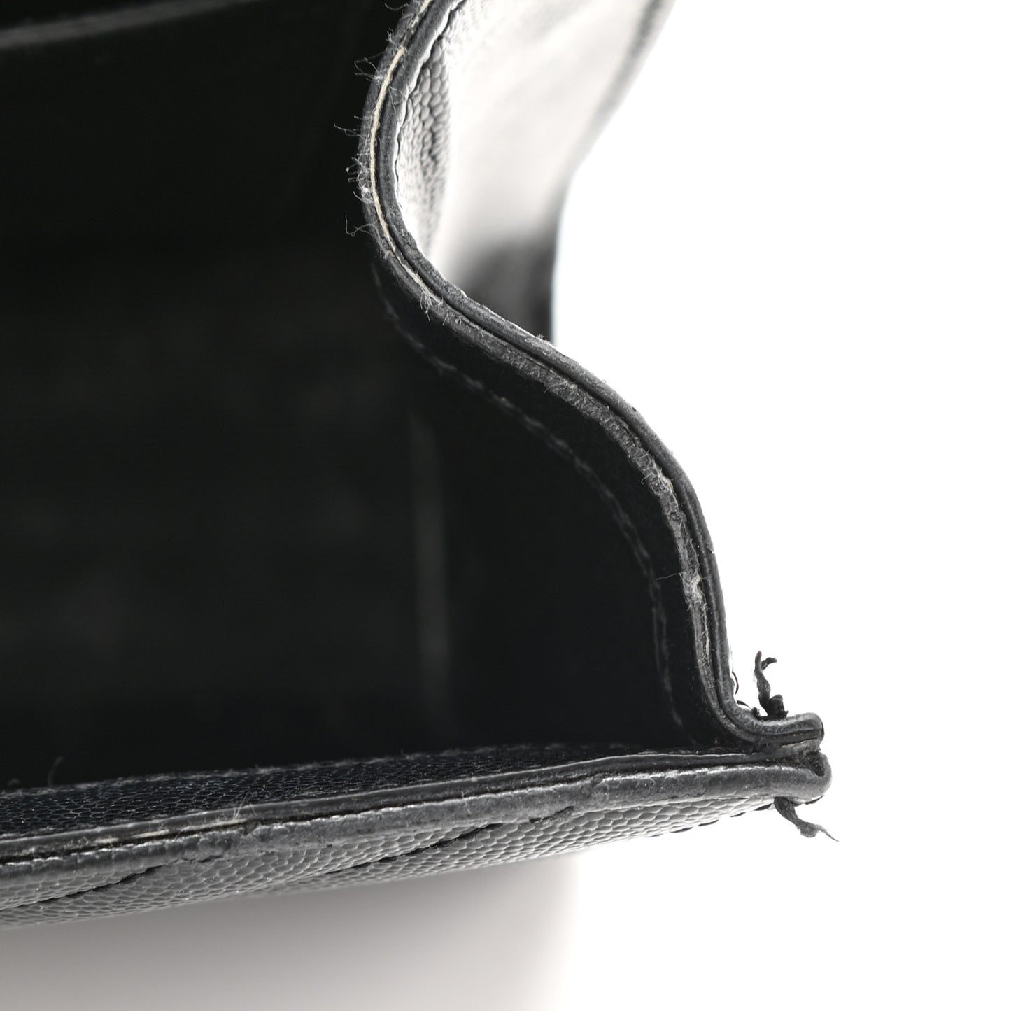 Grain De Poudre Matelasse Chevron Medium Monogram Satchel Black