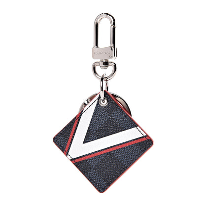Louis Vuitton Damier Cobalt Latitude America's Cup Key Holder 1 of 3